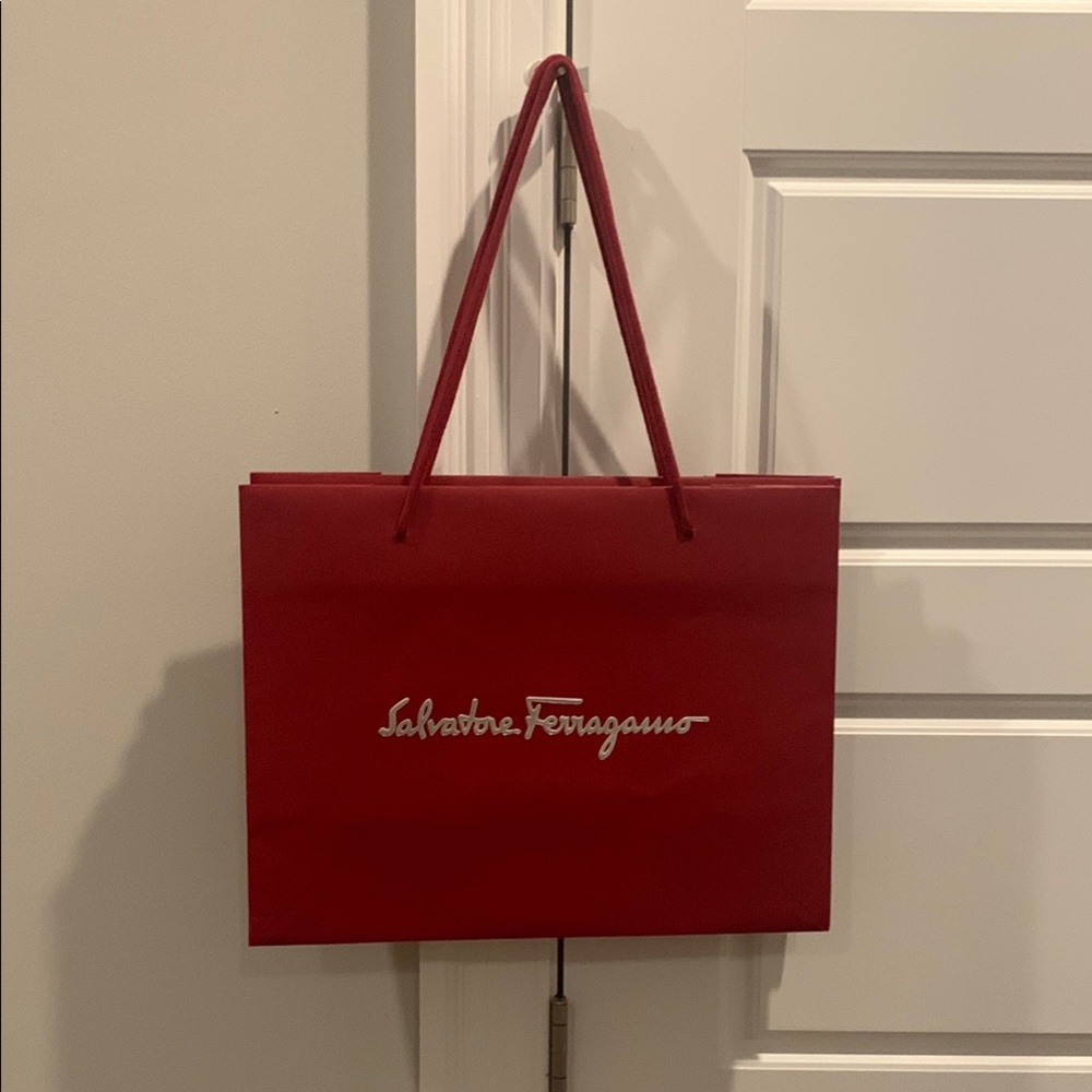 Salvatore Ferragamo - Red Luxury shopping Bag